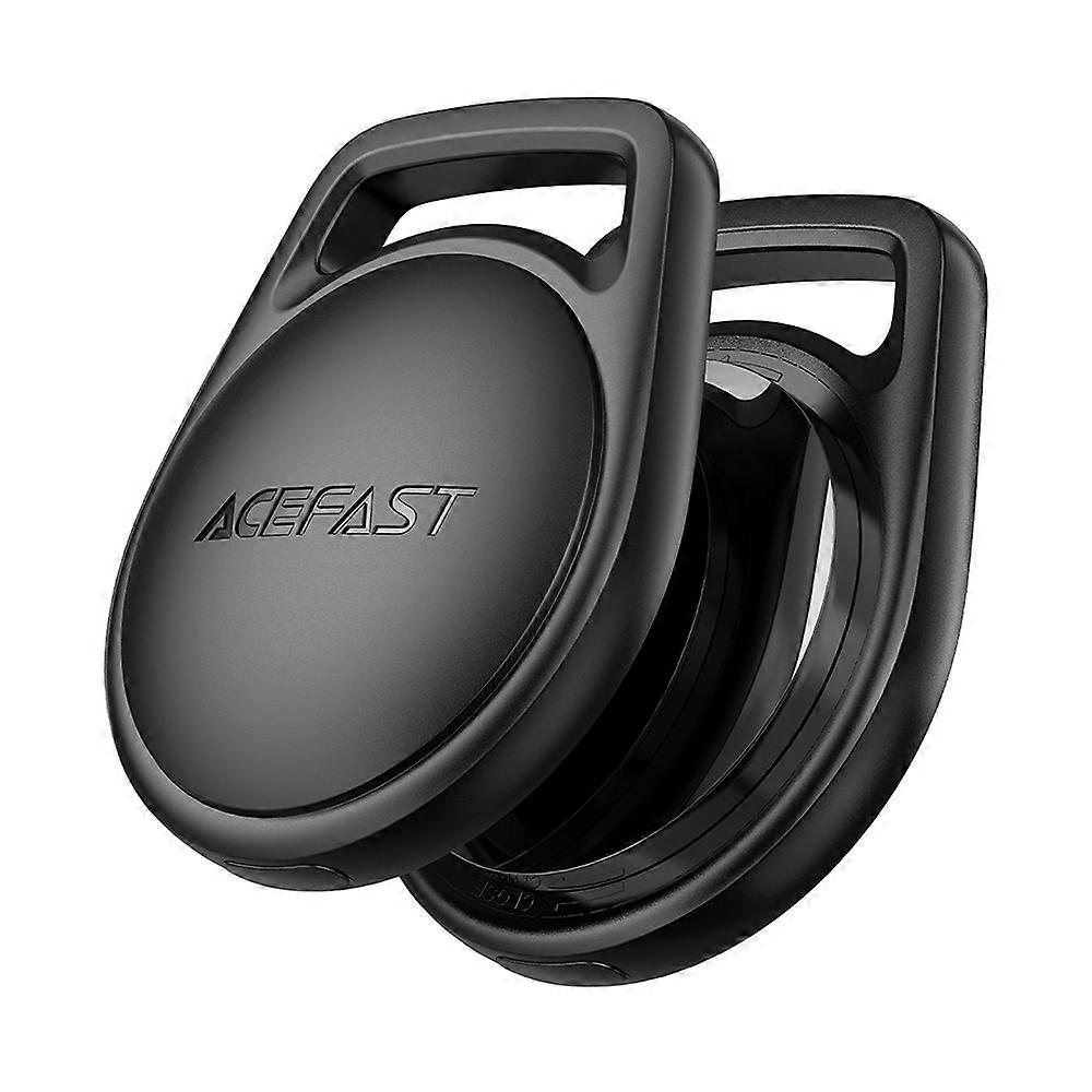 Acefast SmartTag S2 за iOS Series, Комплект 4 броя, Черен