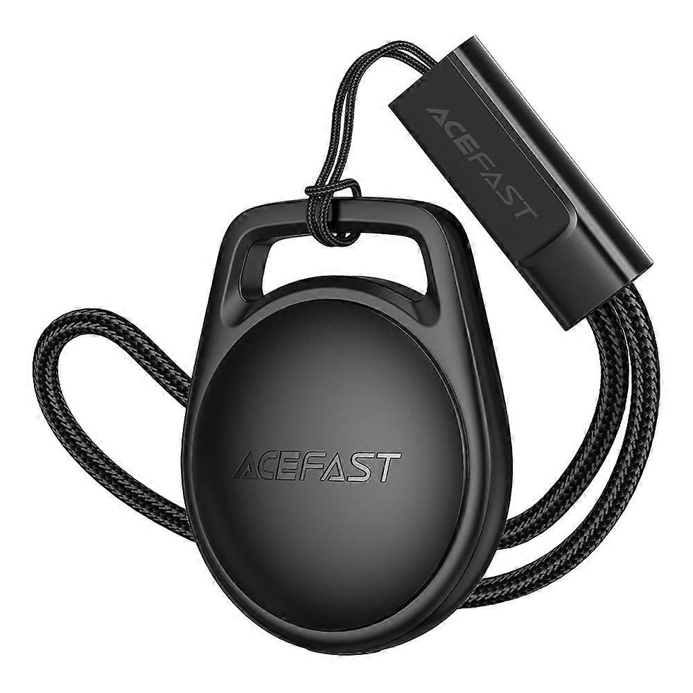 Acefast SmartTag S2 за iOS Series, Комплект 4 броя, Черен