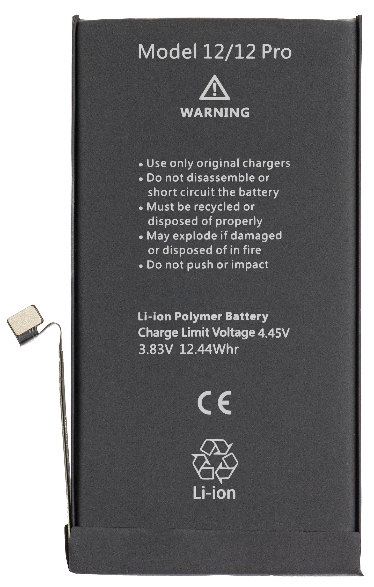 Батерия Apple iPhone 12 / 12 Pro, голям капацитет