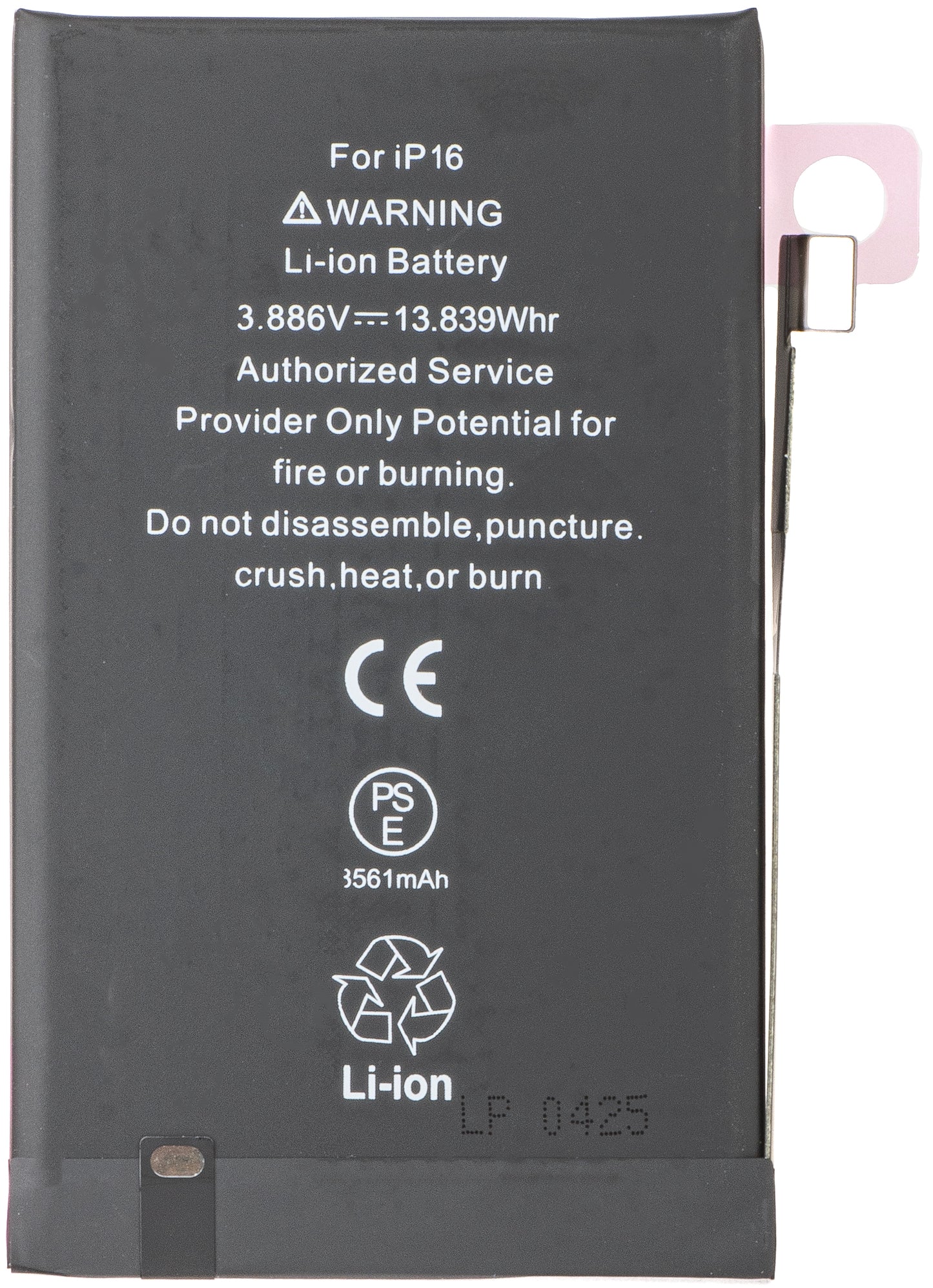 Battery for Apple iPhone 16