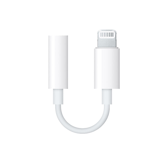 Адаптер Audio Lightning - 3.5mm OEM, Бял