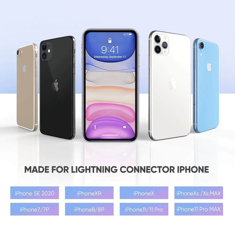 Аудио адаптер Lightning - 3.5mm UGREEN US211 (30756), Черен
