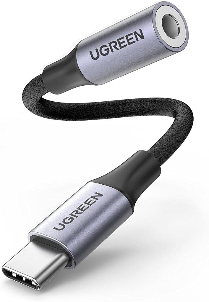 Аудио адаптер USB-C - 3.5mm UGREEN AV161, Сив