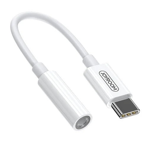 Аудио адаптер USB-C - 3.5mm Joyroom SH-C1, Бял