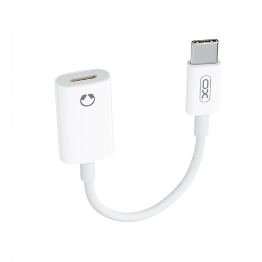 Аудио адаптер USB-C - Lightning XO Design NB-R268B, Бял