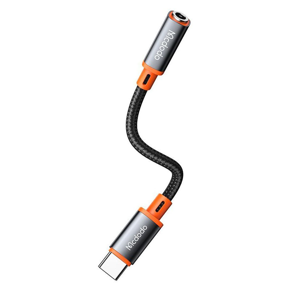 Аудио адаптер USB-C - 3.5mm McDodo CA-7561, Черен