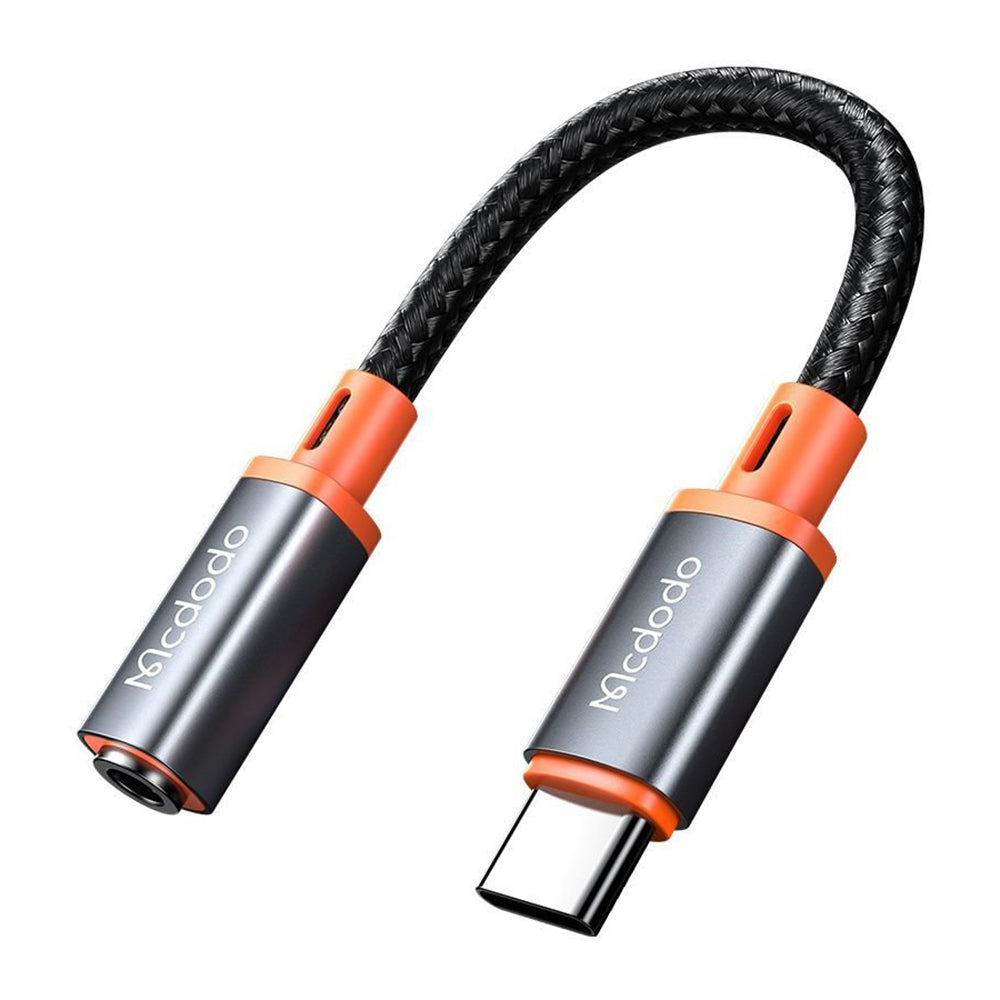 Аудио адаптер USB-C - 3.5mm McDodo CA-7561, Черен