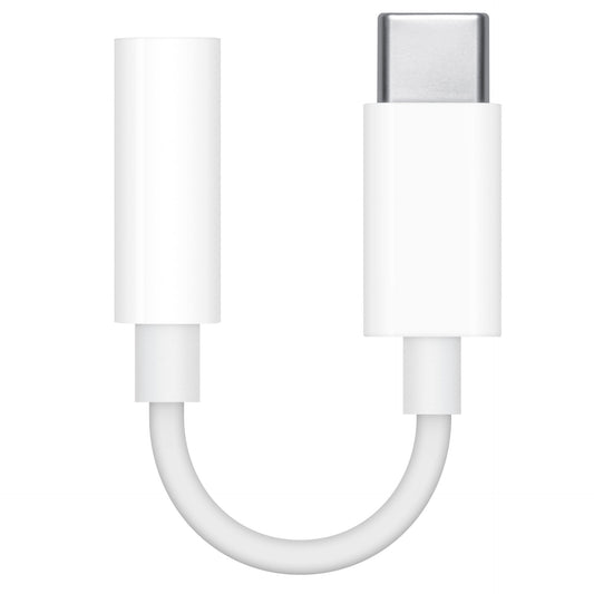 Apple USB-C - 3,5-милиметров аудио адаптер, бял MW2Q3ZM/A