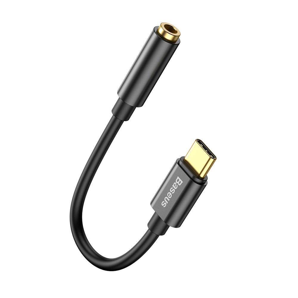 Аудио адаптер USB-C - 3.5mm Baseus L54, Черен CATL54-01