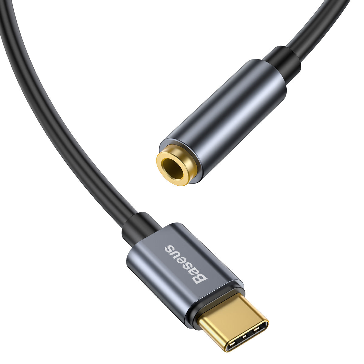 Аудио адаптер USB-C - 3.5mm Baseus L54, Сив CATL54-0G