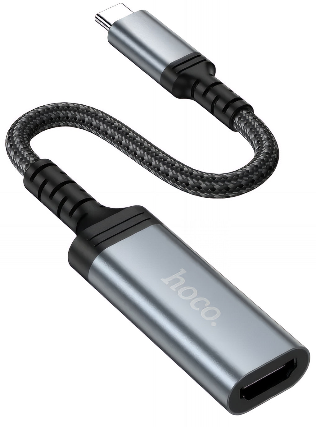 Аудио и видео адаптер USB-C - HDMI HOCO UA43A, Сив