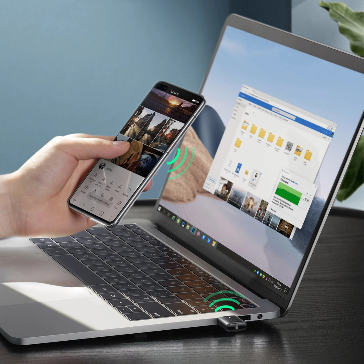 USB Bluetooth адаптер UGREEN CM390 (80889), Черен