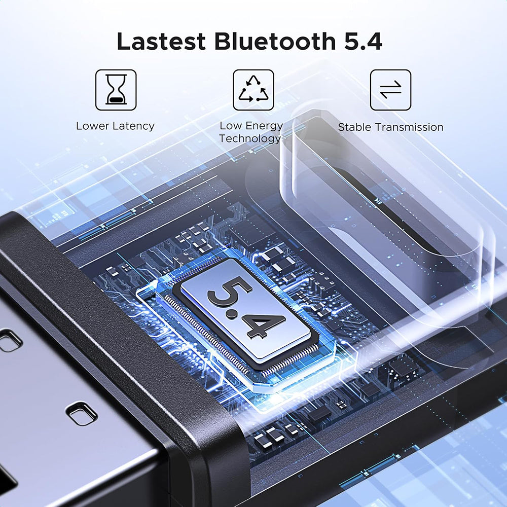 Bluetooth USB адаптер UGREEN CM748 (45134), Черен