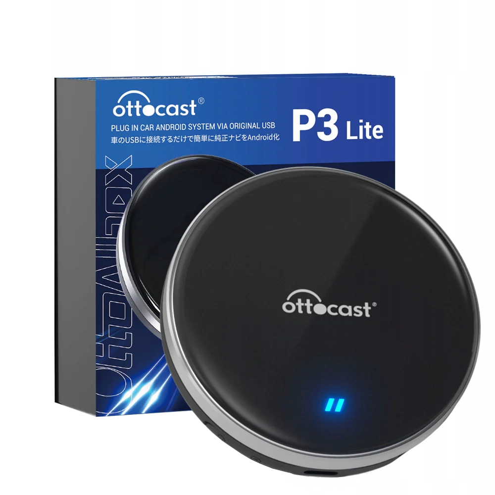Адаптер Carplay / Android Auto Wireless Ottocast OttoAibox P3 Lite за Apple iPhone / Android Series