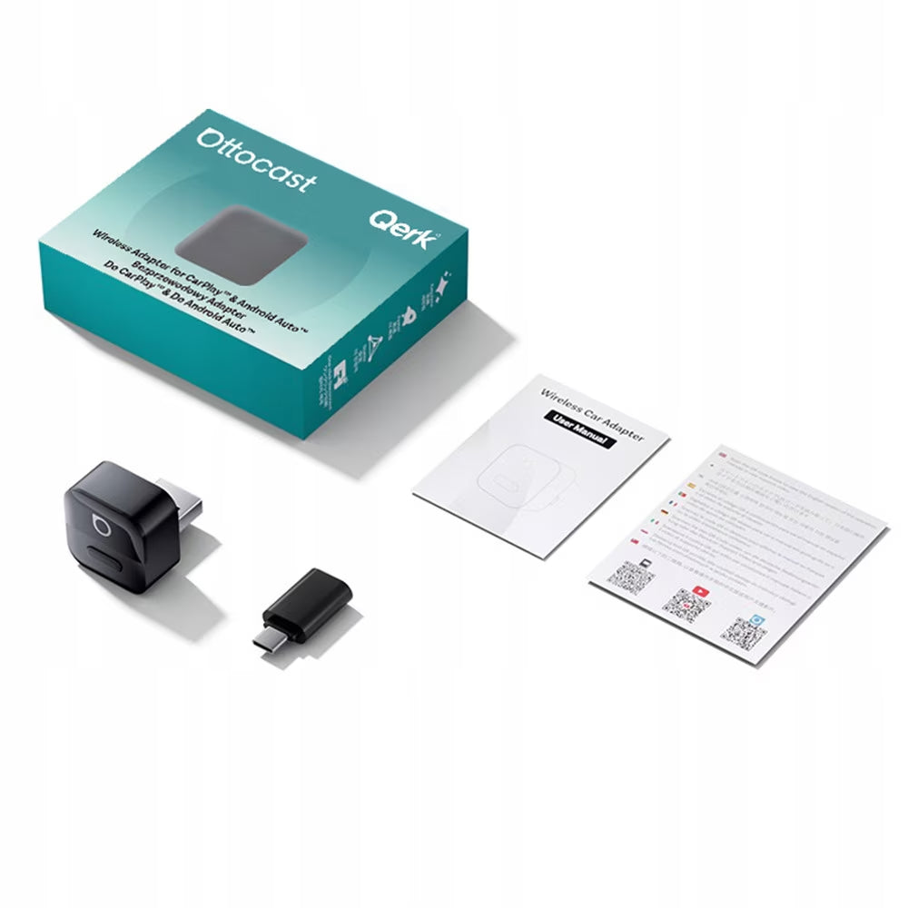 Безжичен адаптер Carplay / Android Auto Ottocast Mini Pico Style A за Apple iPhone / Android Series CA525-T