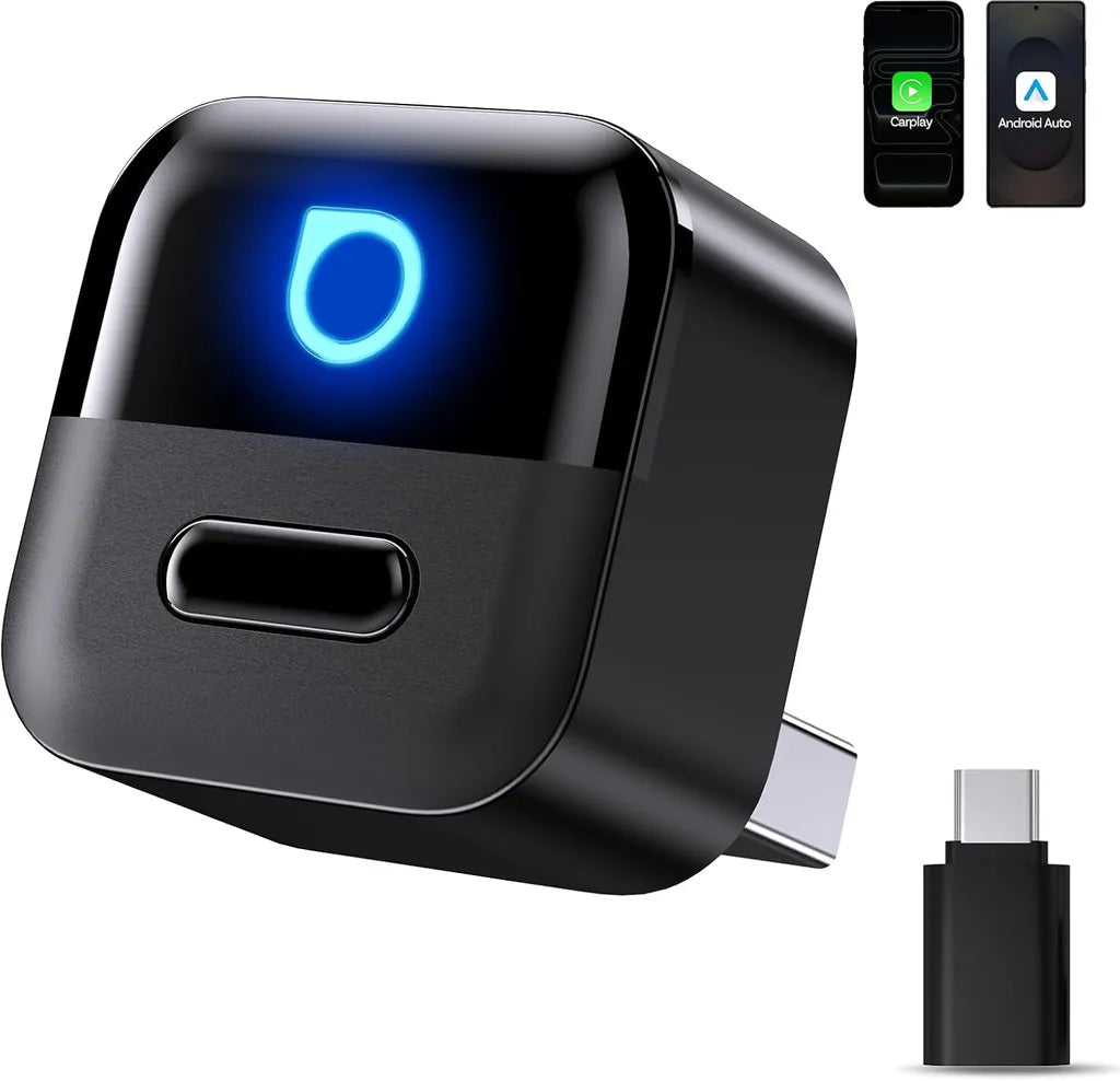 Безжичен адаптер Carplay / Android Auto Ottocast Mini Pico Style A за Apple iPhone / Android Series CA525-T
