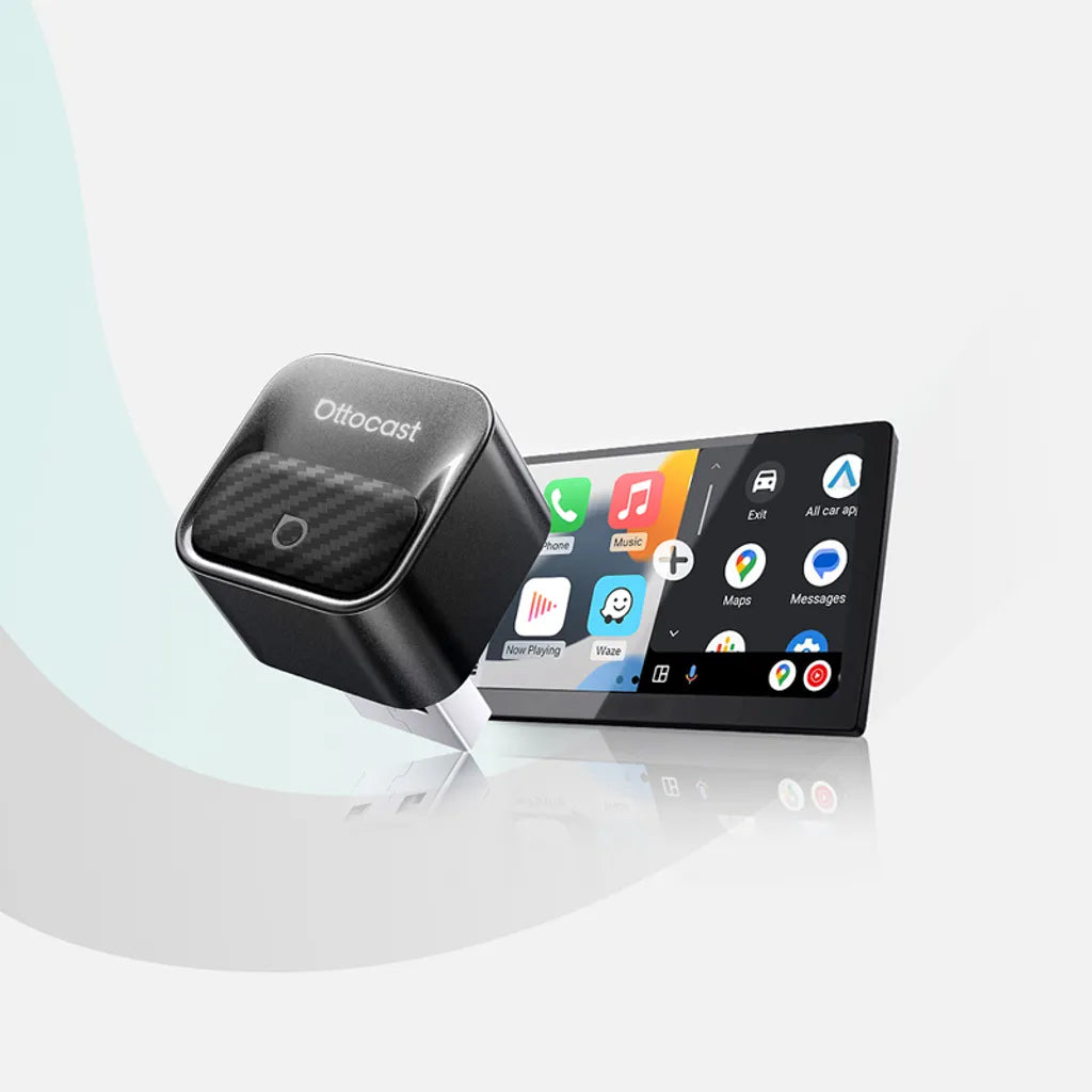 Безжичен адаптер Carplay / Android Auto Ottocast Mini Pico Style B за Apple iPhone / Android Series CA525-T3