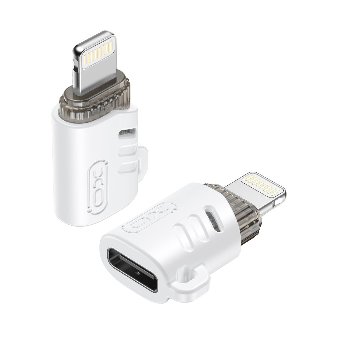 Адаптер за данни и зареждане USB-C - Lightning XO Design NB256E, Бял
