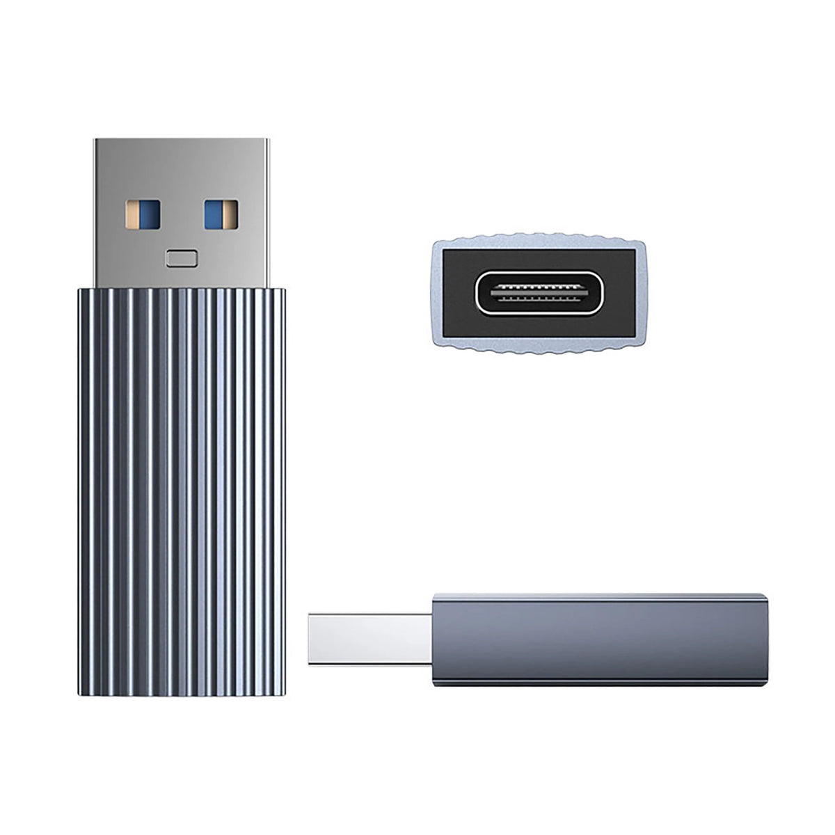 Адаптер за данни и зареждане USB-C - USB-A Orico AH-AC10, Сив