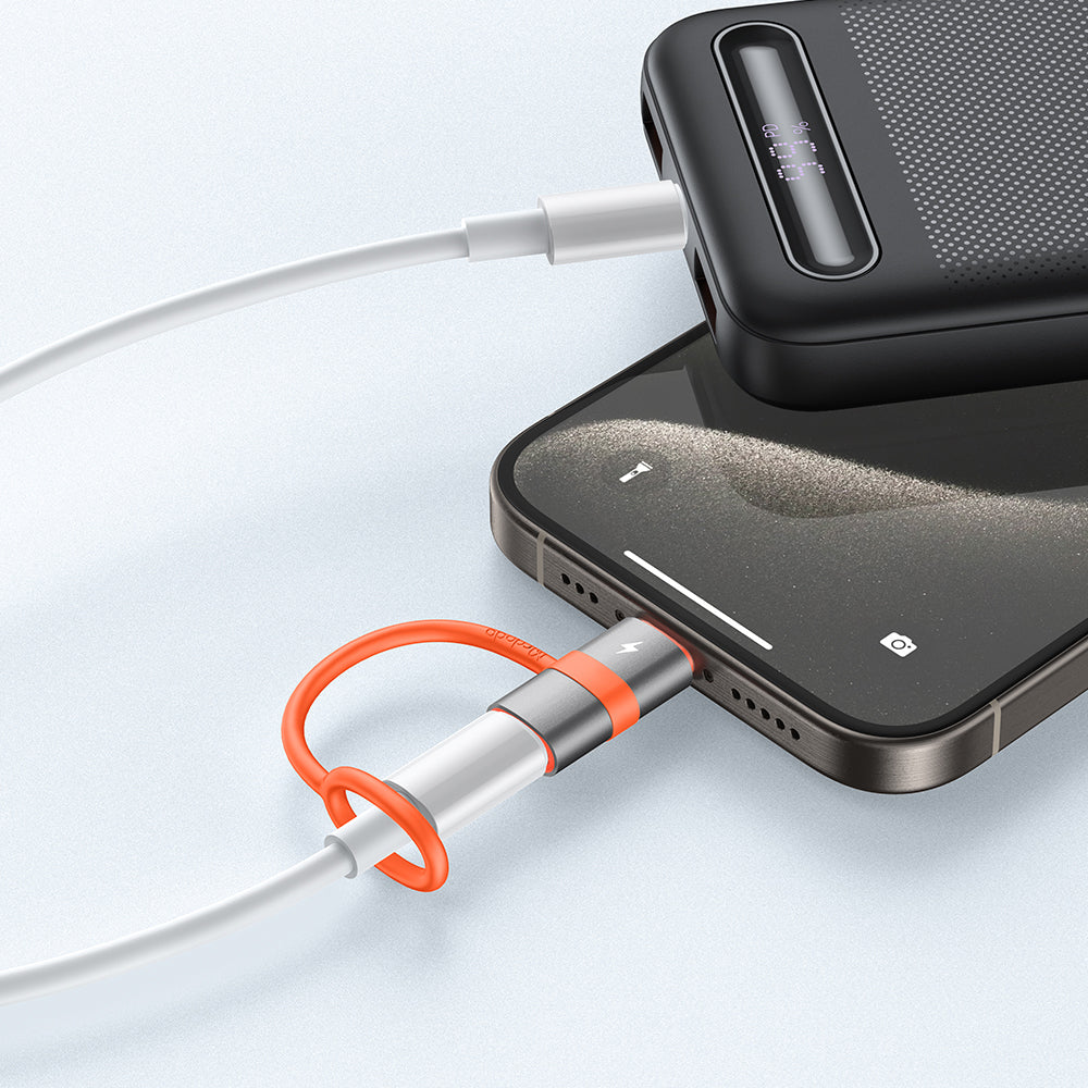 Адаптер за данни и зареждане Lightning - USB-C McDodo OT-5530, Сив