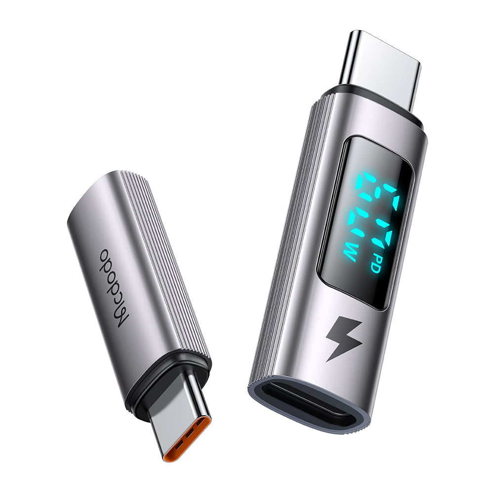 Адаптер за данни и зареждане Lightning - USB-C McDodo OT-5990 Wales Display, Черен