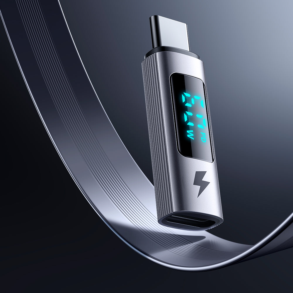 Адаптер за данни и зареждане Lightning - USB-C McDodo OT-5990 Wales Display, Черен