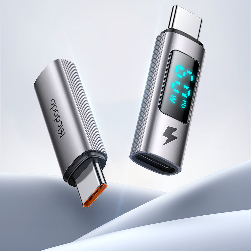 Адаптер за данни и зареждане Lightning - USB-C McDodo OT-5990 Wales Display, Черен