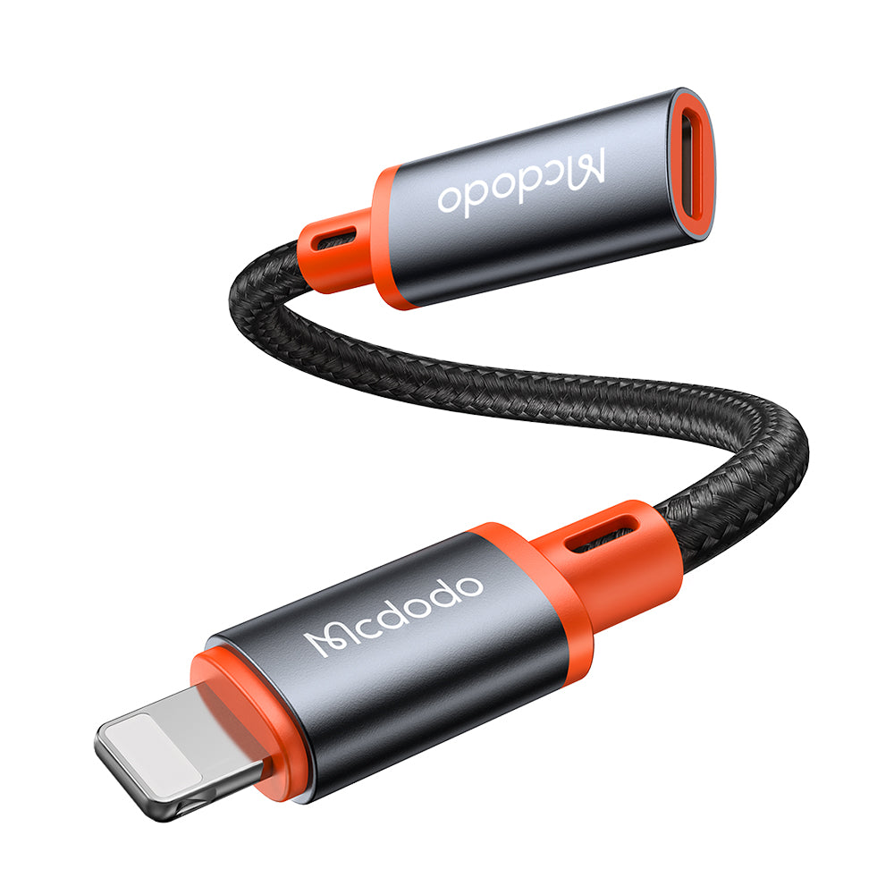 Адаптер за данни и зареждане USB-C - Lightning McDodo CA-1440, Черен