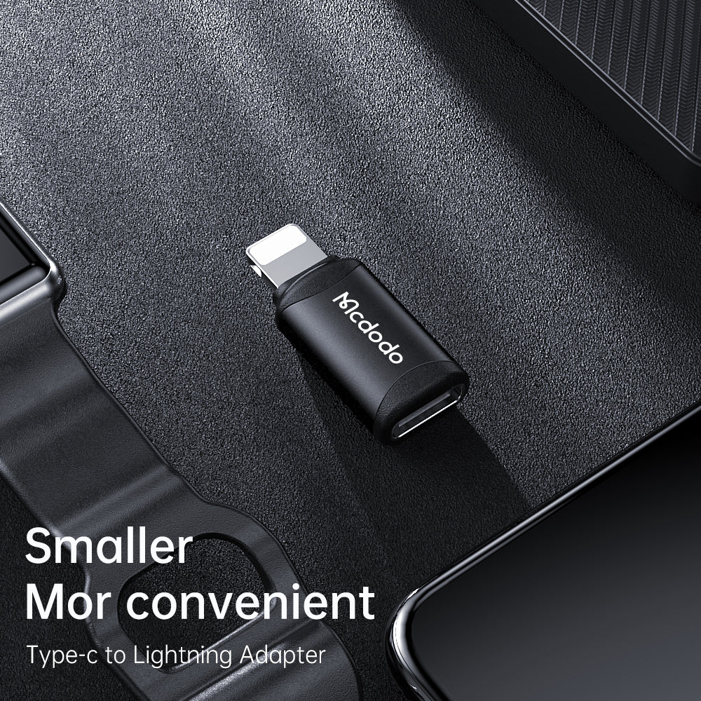 Адаптер за данни и зареждане USB-C - Lightning McDodo OT-7680, Черен