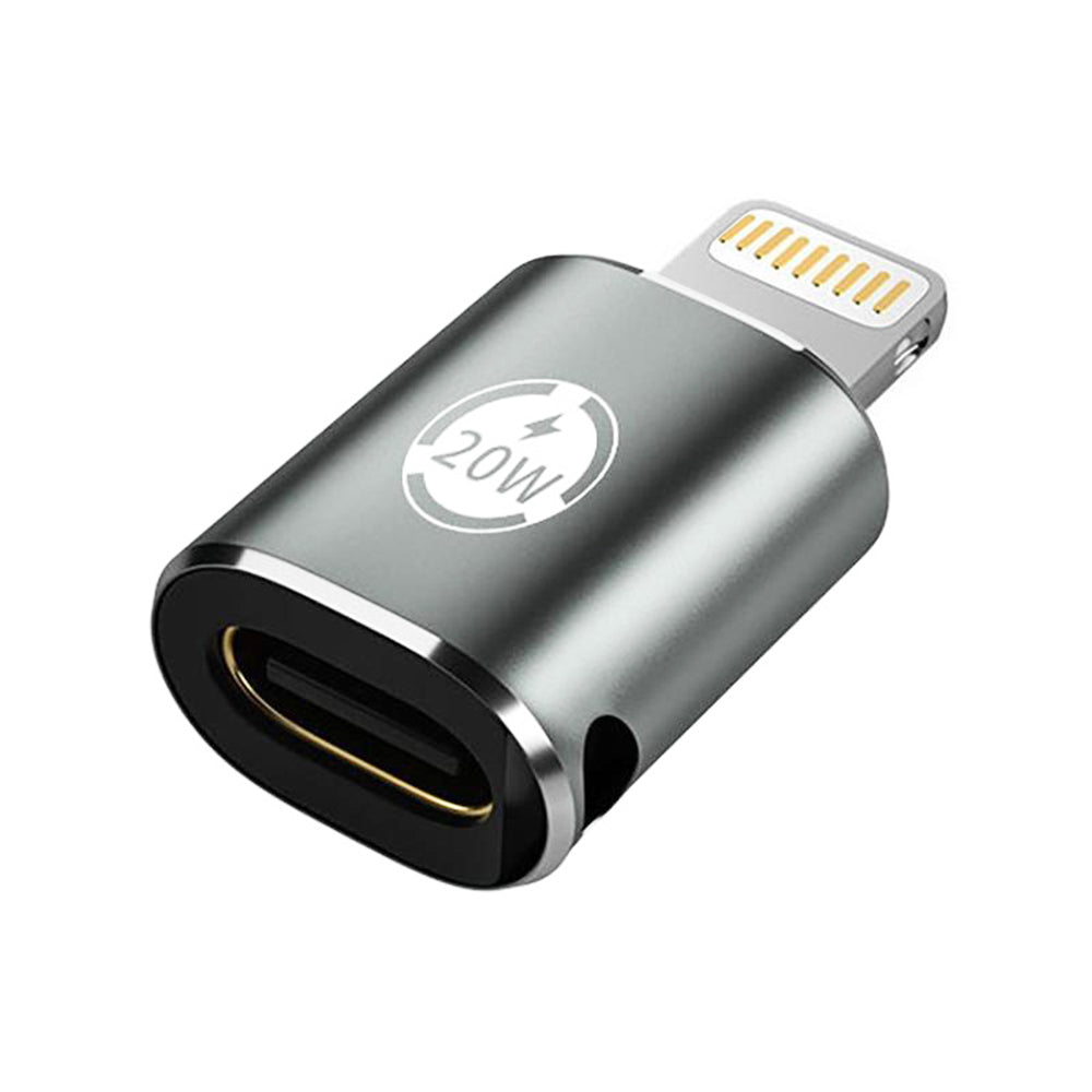 Адаптер за данни и зареждане USB-C - Lightning Techsuit A11 TitanCoreX, Сив
