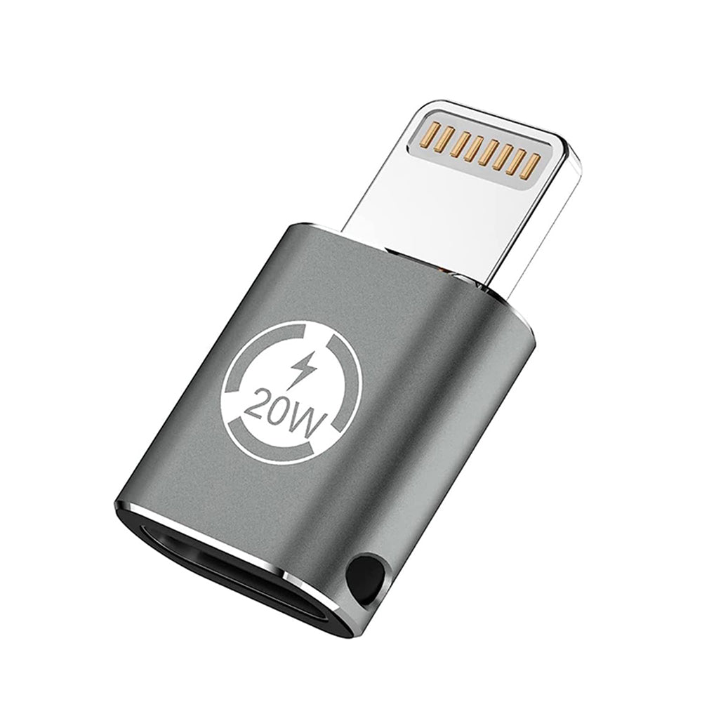 Адаптер за данни и зареждане USB-C - Lightning Techsuit A11 TitanCoreX, Сив