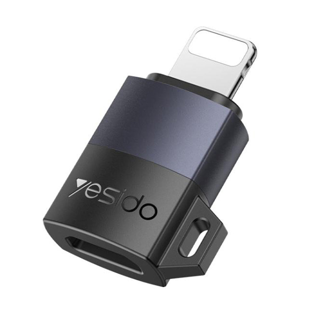 Адаптер за данни и зареждане USB-C - Lightning Yesido GS27, Сив