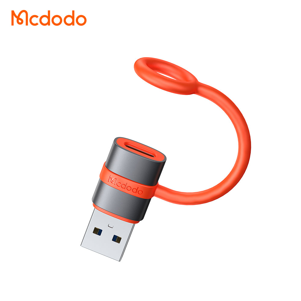 Адаптер за данни и зареждане USB-C - USB-A McDodo OT-3800, Сив