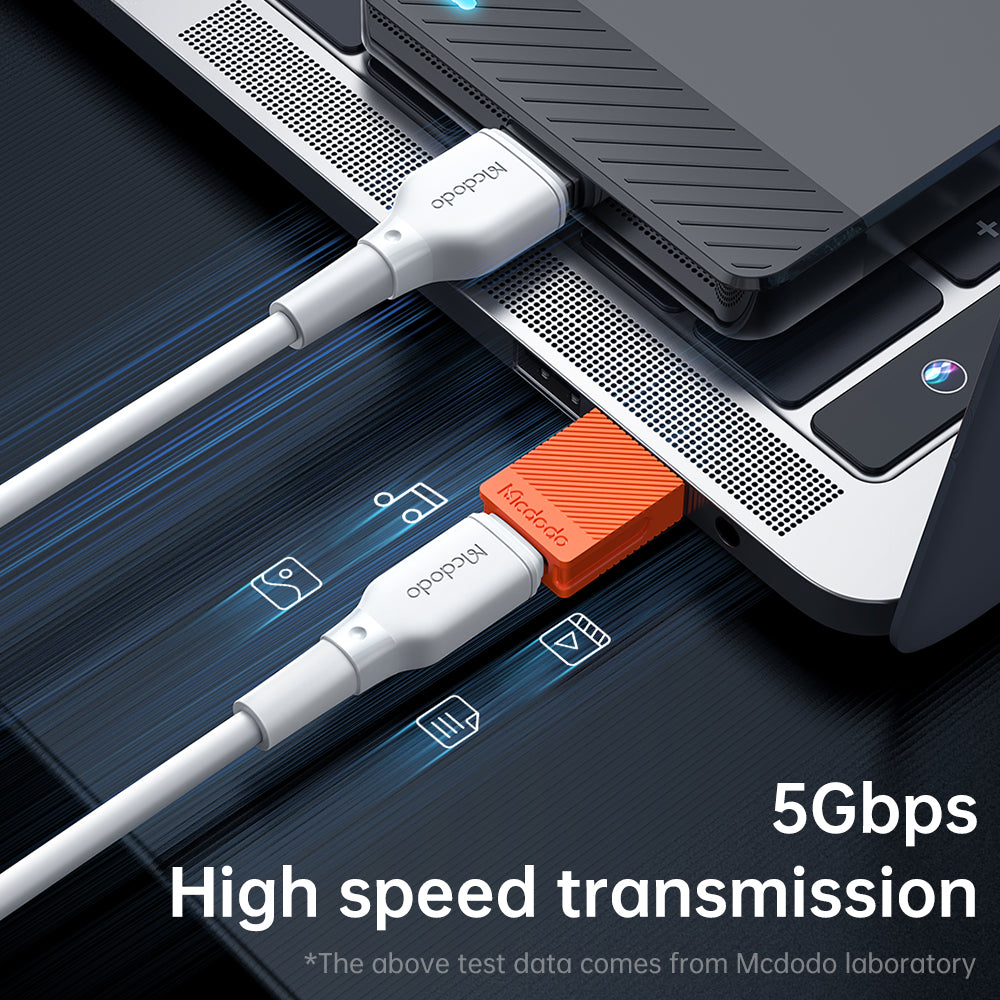 USB-C to USB-A Data and Charging Adapter McDodo OT-6550, Orange
