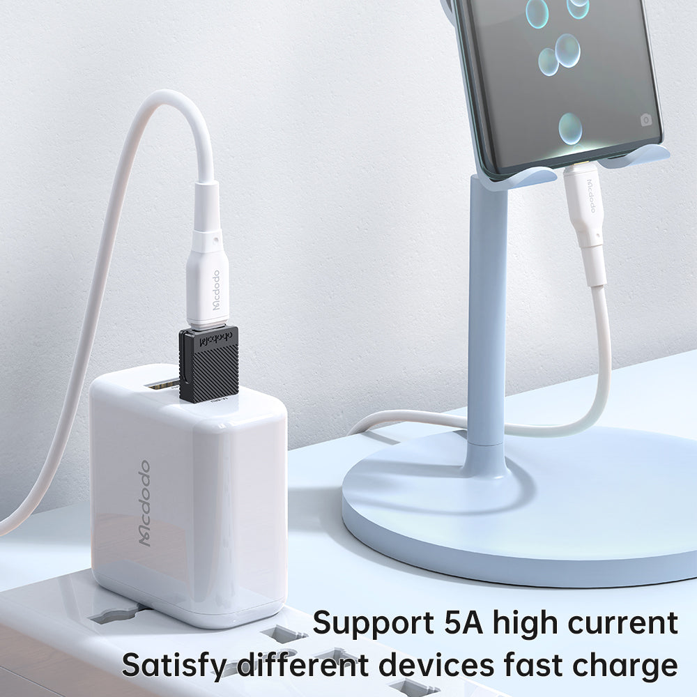 Адаптер за данни и зареждане USB-C - USB-A McDodo OT-6970, Черен