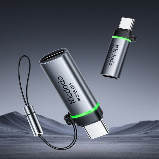 Адаптер за данни и зареждане USB-C - USB-C McDodo OT-2450 Power Off, Черен