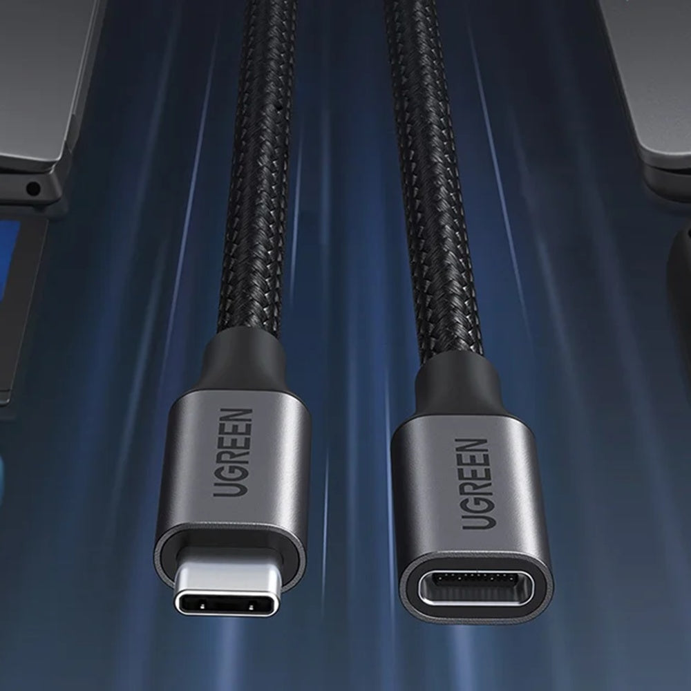 Удължител USB-C UGREEN US372 (45191), 1m, Черен