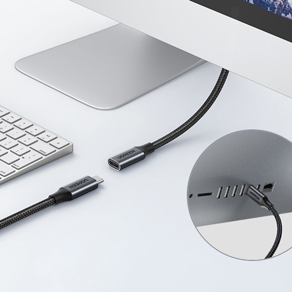 Удължител USB-C UGREEN US372 (45191), 1m, Черен