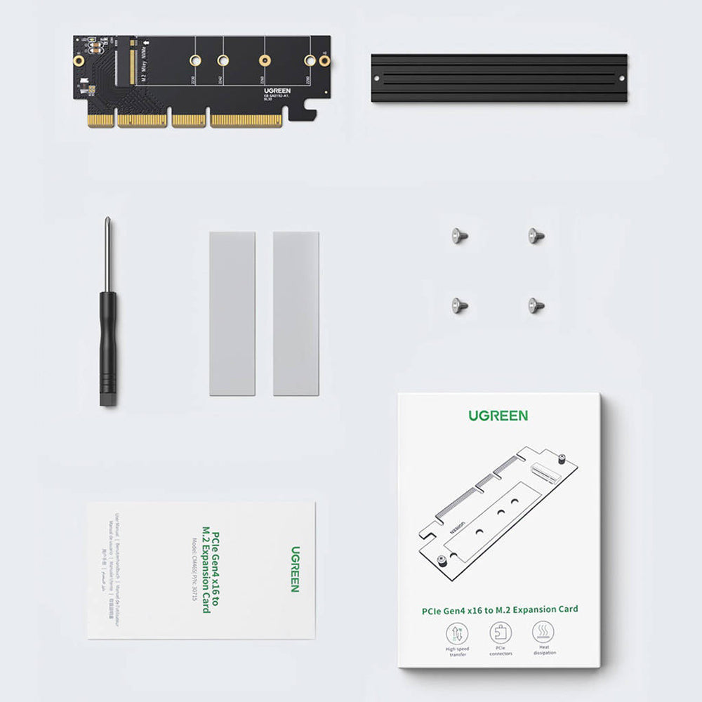 Адаптер Интерфейс SSD UGREEN CM465 (30715), NVMe M.2 - PCIe 4.0 X4