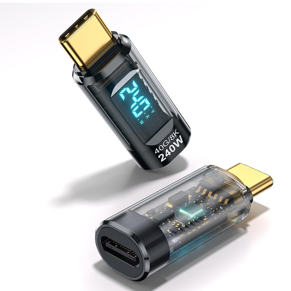 Адаптер Media USB-C Techsuit A23, Сив