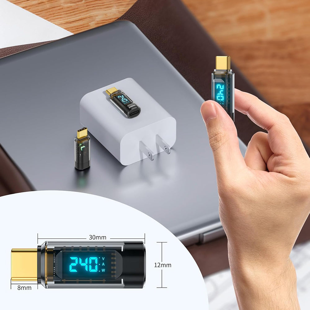 Адаптер Media USB-C Techsuit A23, Сив