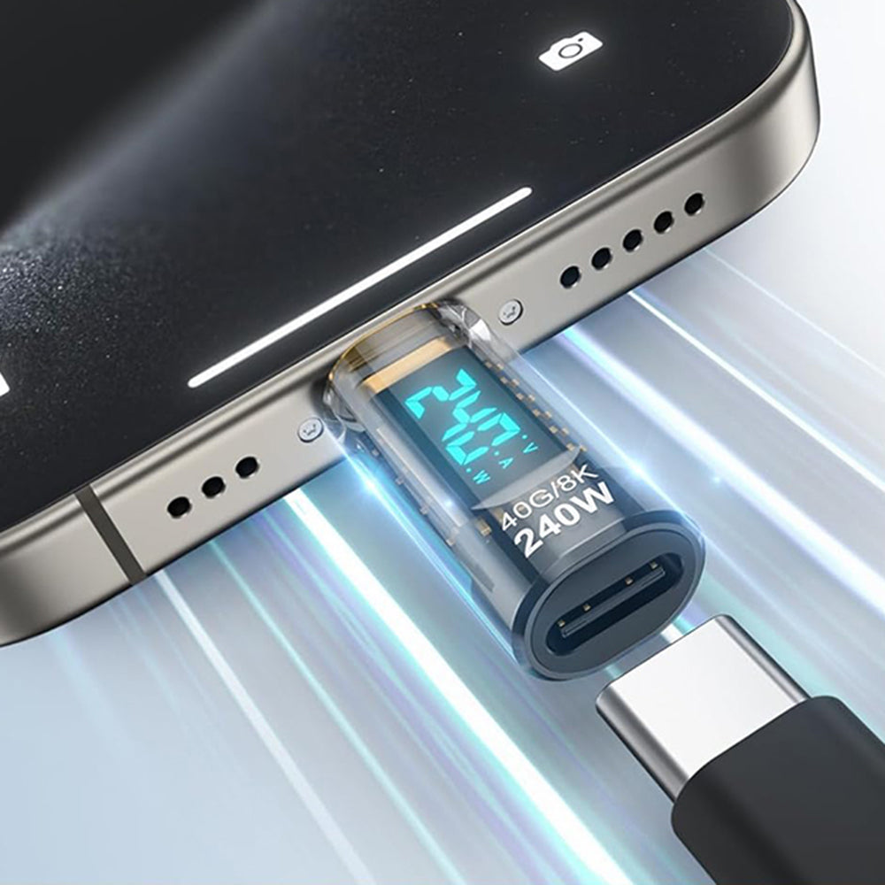 Адаптер Media USB-C Techsuit A23, Сив