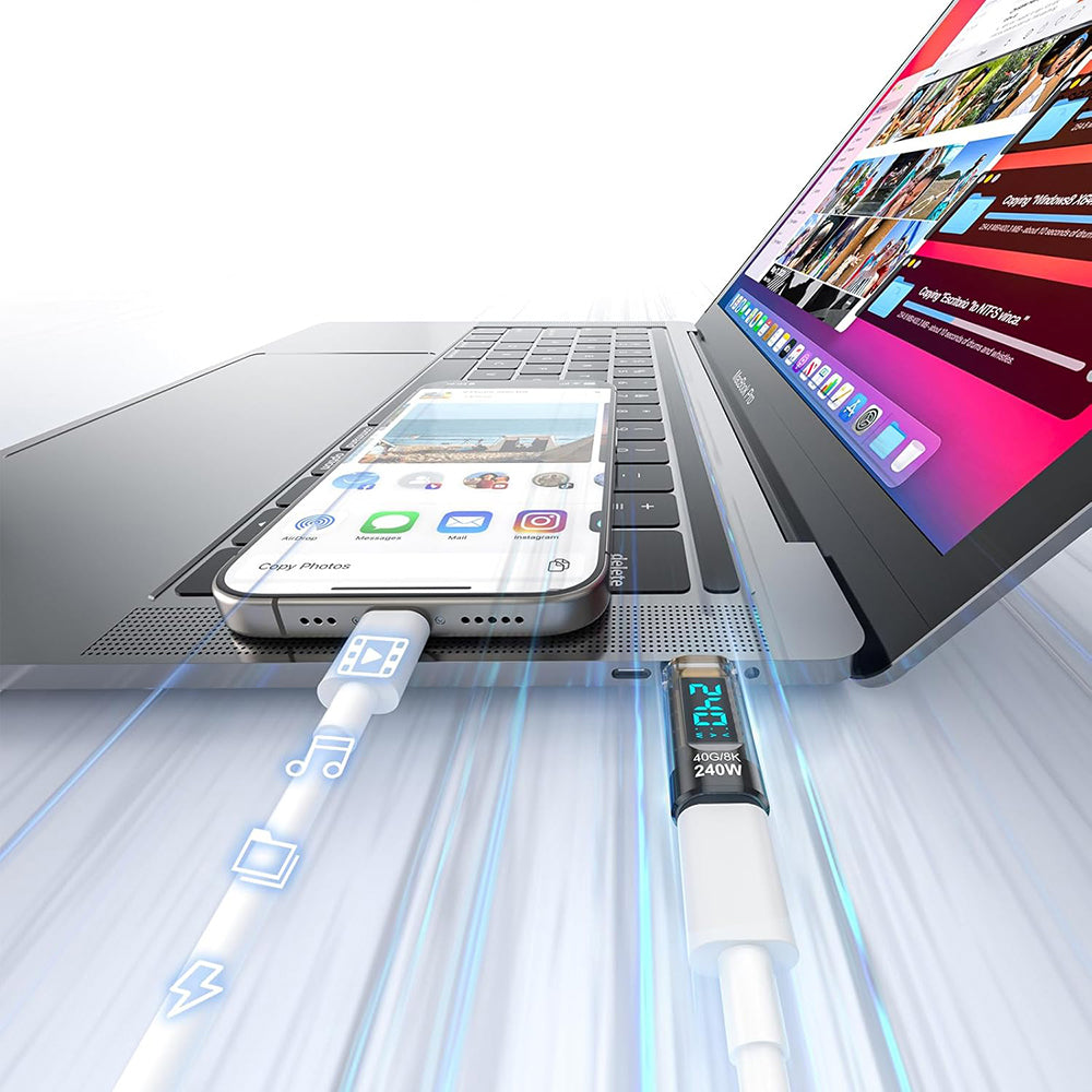 Адаптер Media USB-C Techsuit A23, Сив