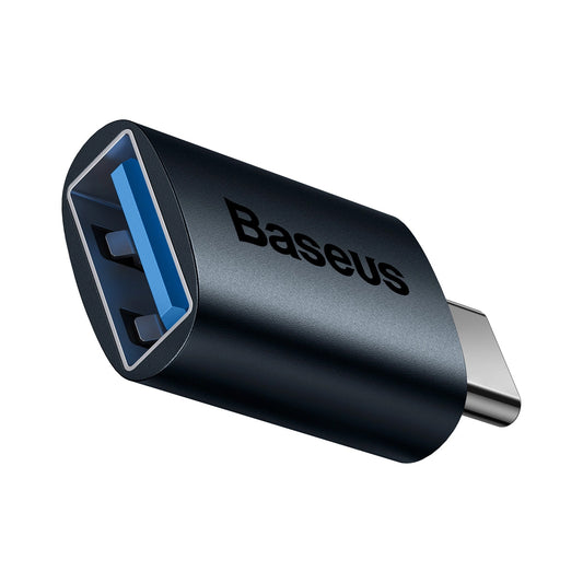 Baseus Ingenuity USB-C към USB-A USB-C OTG адаптер, син ZJJJQ000003