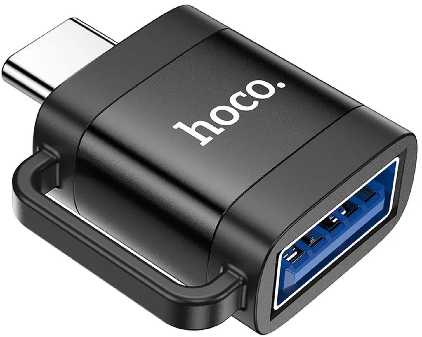 Адаптер OTG USB-C - USB-A HOCO UA31C, Черен