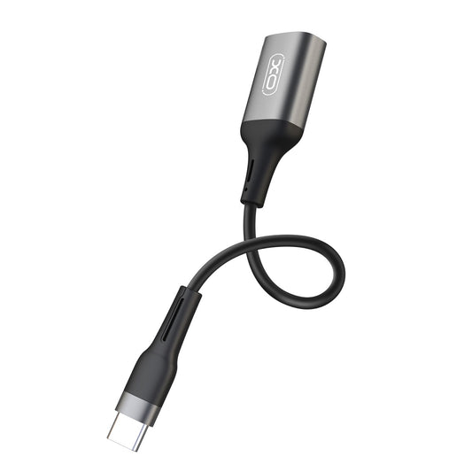Адаптер OTG USB-C - USB-A XO Design NB201, Черен