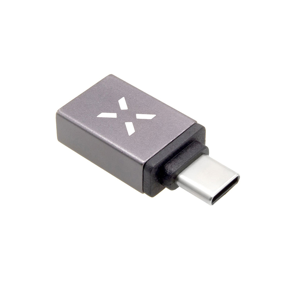 Адаптер OTG USB-C - USB-A Fixed, Сив