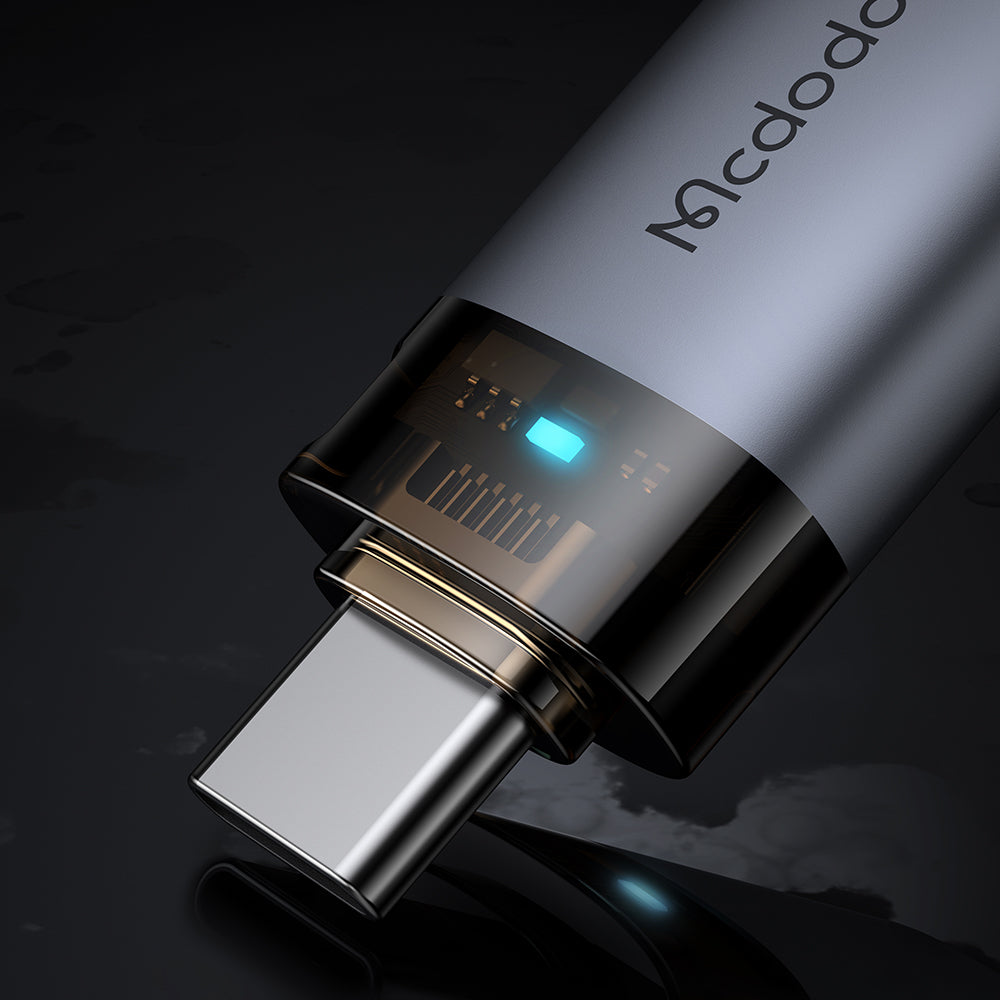 Адаптер OTG USB-C - USB-A McDodo OT-7400, Черен