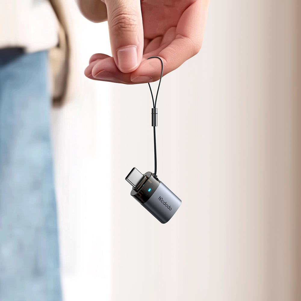 Адаптер OTG USB-C - USB-A McDodo OT-7400, Черен