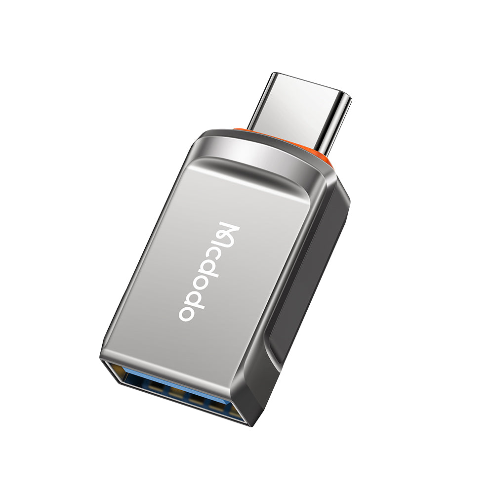 Адаптер OTG USB-C - USB-A McDodo OT-8730, Сив